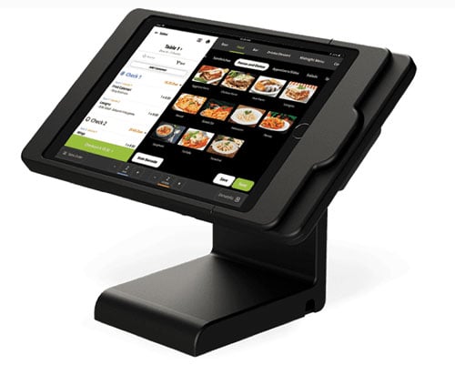 Lavu iPad POS in a stand