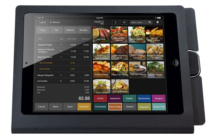 Rezku Menu Example Screenshot
