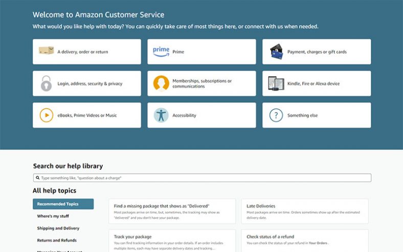 Amazon Customer Service and Support