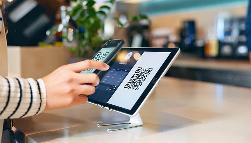 iPad POS System with QR Code Software