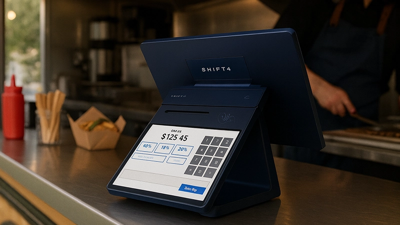 SkyTab POS system setup for mobile food trucks