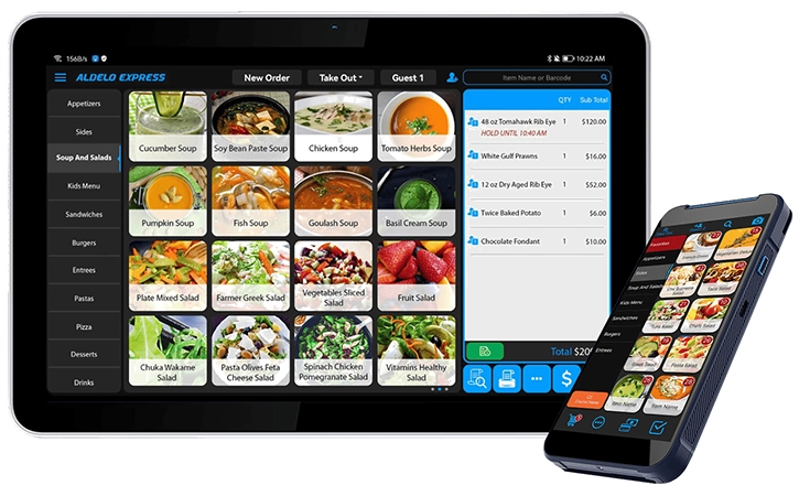 Aldelo Express Hardware with Order Screen