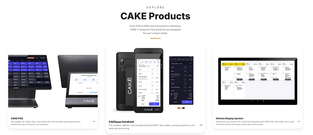 Cake Products Highlight