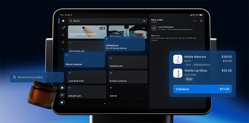 Shopify POS Checkout Screen