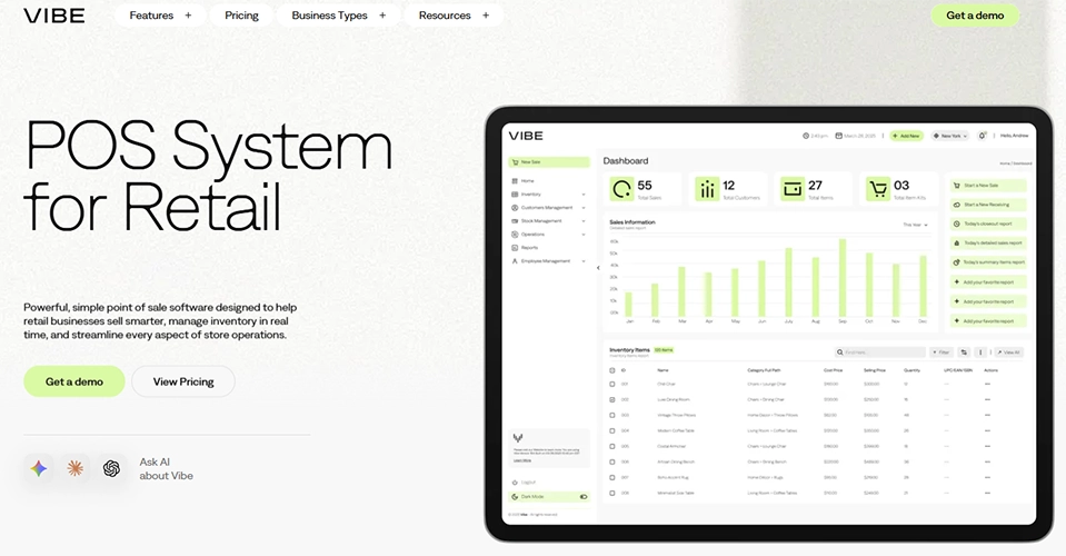 Vibe Retail POS Review